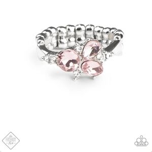 Here You GLOW Pink Ring Fashion Jewelry Paparazzi